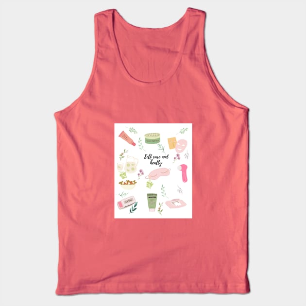 Self love and care Tank Top by Ema jasmine